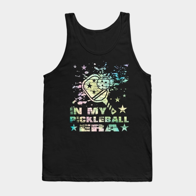 Pickleball women colorful Tank Top by Positively Petal Perfect 